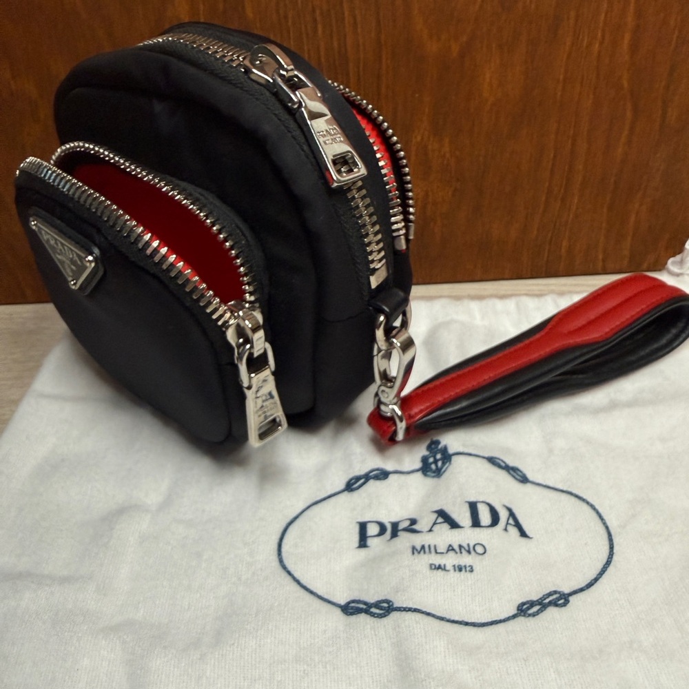 Prada Tessuto Round Wristlet - Picture 5 of 6